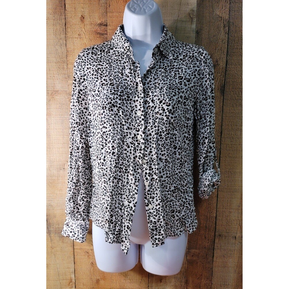 Kenar Leopard Print Blouse